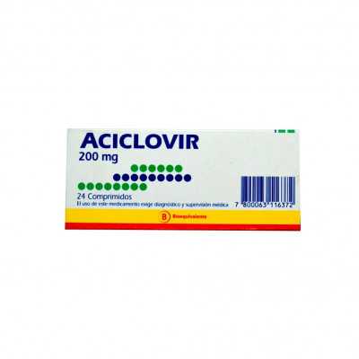 ACICLOVIR 200mg X24COM. (MINTLAB) | AraucoMed Farmacia Online
