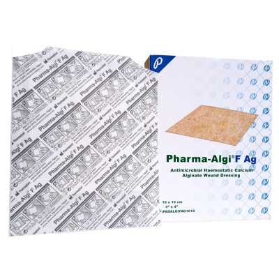 PHARMA-ALGI F AG (ALGINATO DE CALCIO + PLATA) 10 X 10 CM |