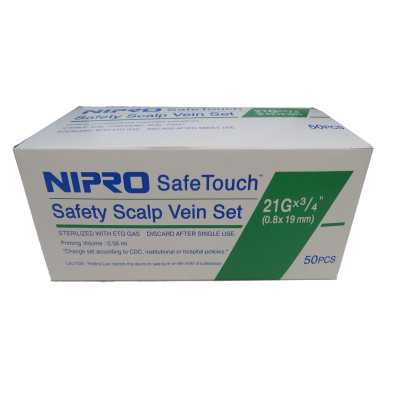 MARIPOSA SCALP-VEIN 21Gx3/4 NIPRO | AraucoMed Farmacia Online