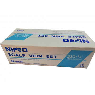 MARIPOSA SCALP-VEIN 23Gx3/4 NIPRO | AraucoMed Farmacia Online
