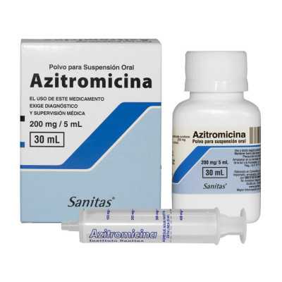AZITROMICINA 200mg/5ml S O  30ml  SANITAS 